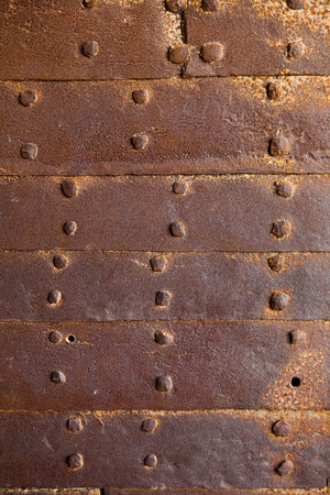 old rusty rivets backgroundの写真素材