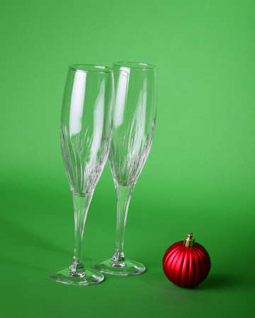champagne glassesの写真素材