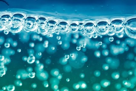 water with bubblesの写真素材