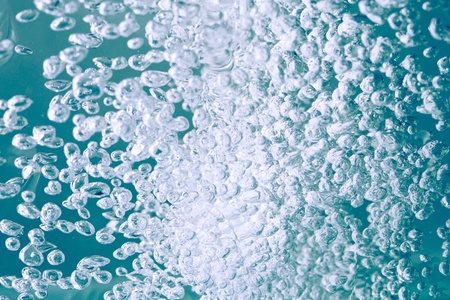 bubbles in the waterの写真素材