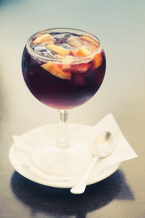 Sangria cocktailの写真素材