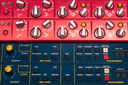 professional audio equipment detail