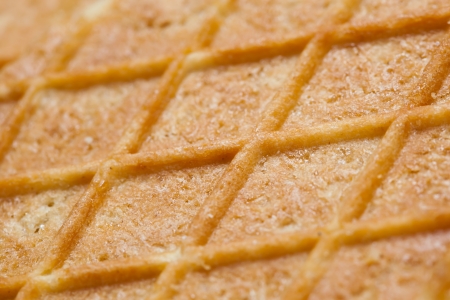 waffle texture closeupの写真素材