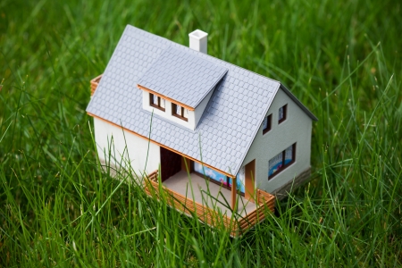 house on greenの写真素材