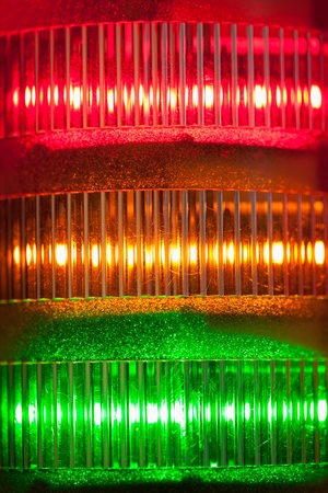 signal lights close-upの写真素材
