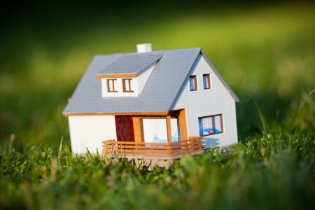 house on greenの写真素材