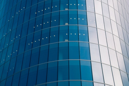 glass facade of business building