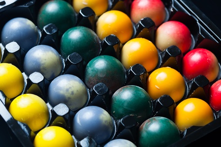 colorful chocolate candiesの写真素材