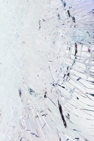 artistic broken glass windowの写真素材