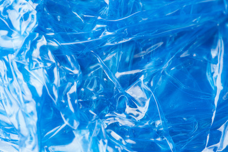 blue polyethylene textureの写真素材