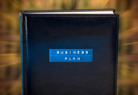 business plan bookの写真素材