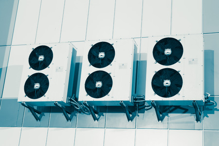 air condition system outdoor unitの写真素材