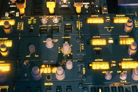 dashboard of an aircraft