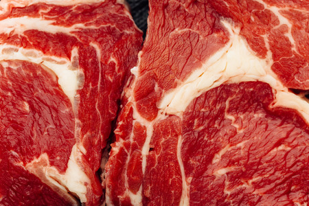 fresh raw meat, closeup viewの写真素材