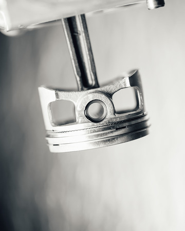 engine piston, closeup viewの写真素材