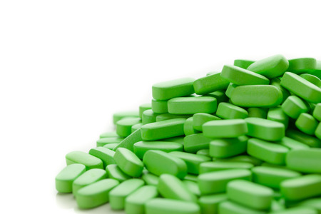 nutrition supplements, green vitamin pills