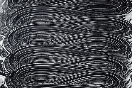 soap wash sponge stains on black background