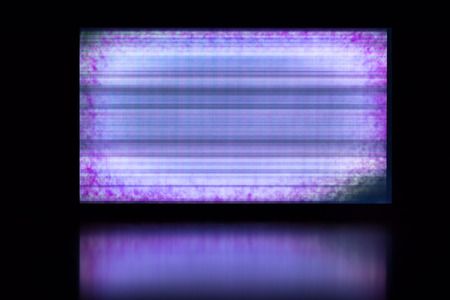 glitch background of broken LCD displayの写真素材