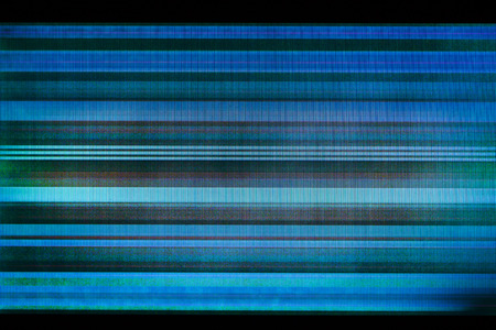 glitch background of broken LCD displayの写真素材