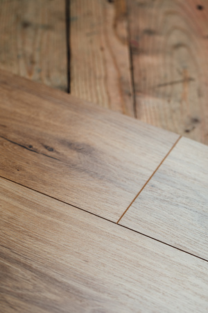 old floor renovationの写真素材