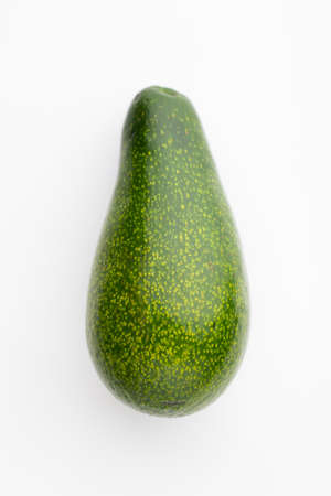 fresh avocado on white backgroundの写真素材