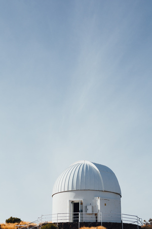 Teide Observatory astronomical telescopes in Tenerife, Canary Islands, Spainの写真素材