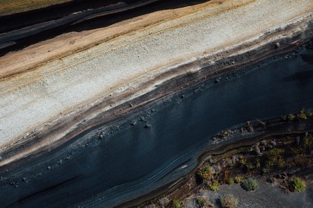 stratum of Earth crust in cross-section, abstract background