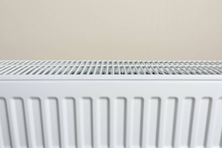 heating radiator in the living roomの写真素材