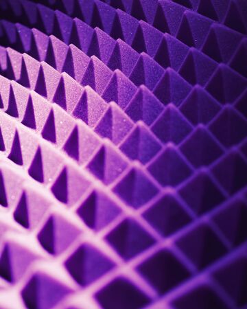 acoustic foam pyramid abstract background