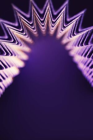 acoustic foam pyramid abstract background with copy-spaceの写真素材
