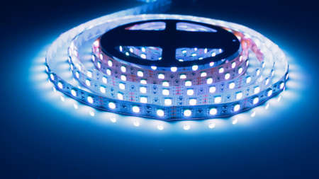 led strip blue light roll