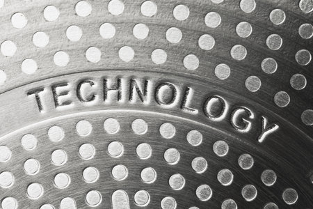 induction technology stainless steel bottom surface of a pan