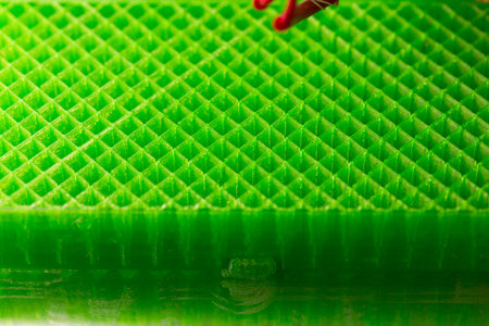 3d printing infill structure of printed object, copy-space background