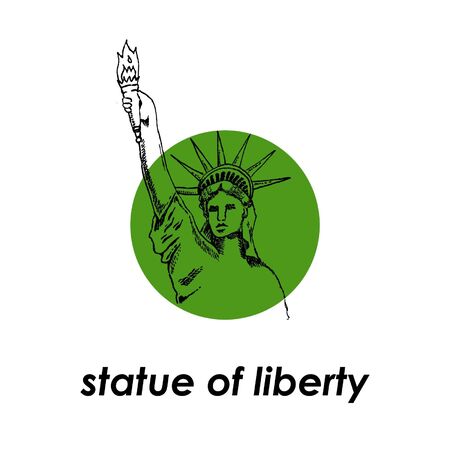 Statue of Liberty vector illustration