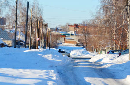 Much siberian sowed; sown is found far from civilizationsの写真素材