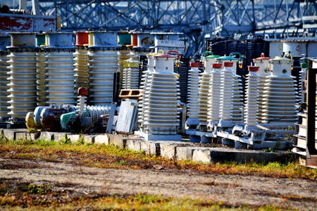 Electric substations play greater role in lifes mankindの写真素材