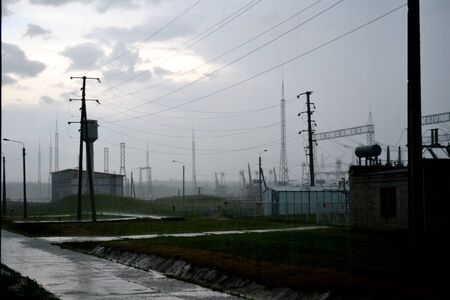 Electric substations supply current