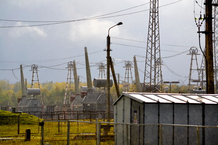 Electric substations supply current