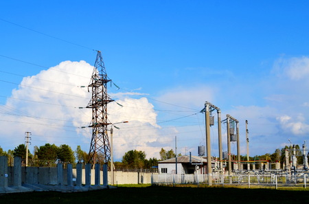 Electric substations supply current