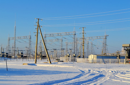 Electric substations supply current