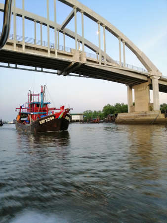 MYGIG123RF- The fisherman journey start! Malaysian fisherman daily life. Work in the middle of the...