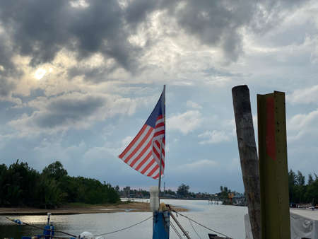 MYGIG123RF - Malaysia flag, my proud, my love!の写真素材