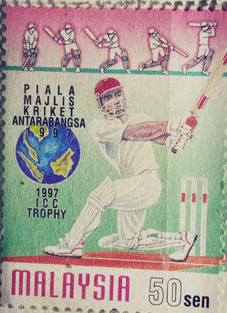 MYGIG123RF - ICC Trophy, 1997. Malaysia stamp.の写真素材