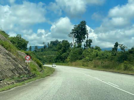 View on the road to Cameron Highland from Gua Musang.