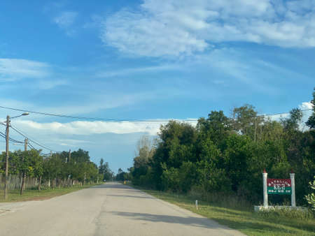 Morning view on the road to UNISZA Besut campus.
