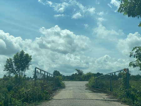 On the road view from Tumpat to Rantau Panjang via old road.