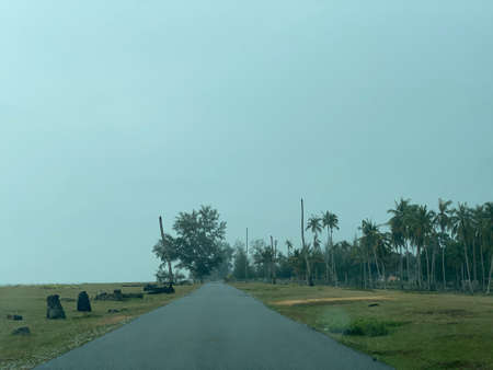 Scenery view on the road from Mangkuk, Caluk to Penarik.
