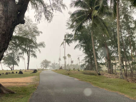 Scenery view on the road from Mangkuk, Caluk to Penarik.
