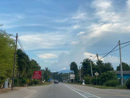 View on the road to La Hot Spring.
