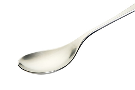 Spoon isolated on a white backgroundの写真素材
